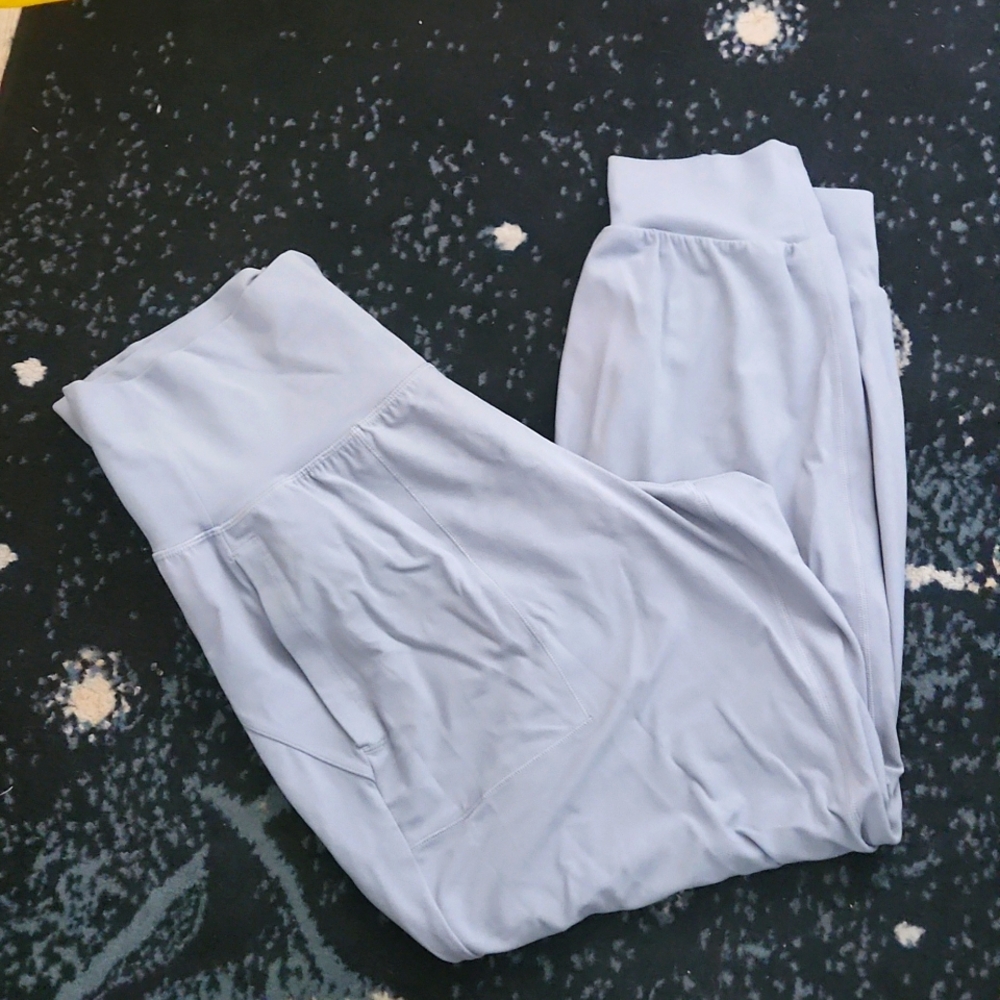 Athleta Salutations Joggers GUC 1X Grey Blue